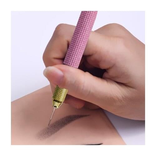 Multi-function Double Head Microblading Pencil Colorful Semipermanent Makeup Manual Tattoo Neddle Eyebrow Lips Tatoo Pen Sale