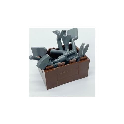 [MOC Hub] Tool&Container Box Building Blocks Compatible Major Brand Kids Assembled Toys 30150 Early Learning Handmade Design