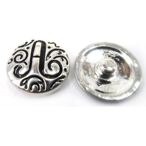 MOODPC Free shipping hot selling 1.8-2cm alloy black enamel design beads DIY button metal charms