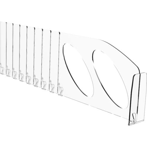 Single Plastic Supermarket Shelf Rack Cigarettes Products divider seperator 120 mm BT