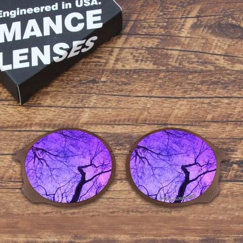 ToughAsNails Resist Seawater Corrosion Polarized Replacement Lenses for Oakley Tailend Sunglasses Purple Mirrored
