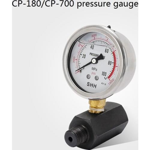 Manual Hydraulic Pump Pressure Gauge Can Be Used For CP-180/CP-390/CP-700 Hydraulic Accessories