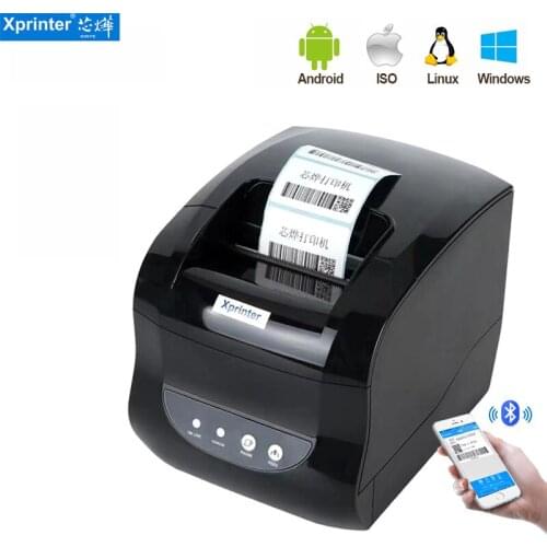 XP-365B USB Port 2 in 1 Bluetooth Receipt Barcode Label Printer Mobile Android iOS Window Linux Max 80mm Thermal Paper Impresora