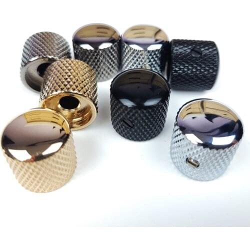 1 Pcs Electric Guitar Bass Tone And Volume Metal Electronic Control Knobs Cap Made In Korea NS004 19MM*19MM*6.0MM