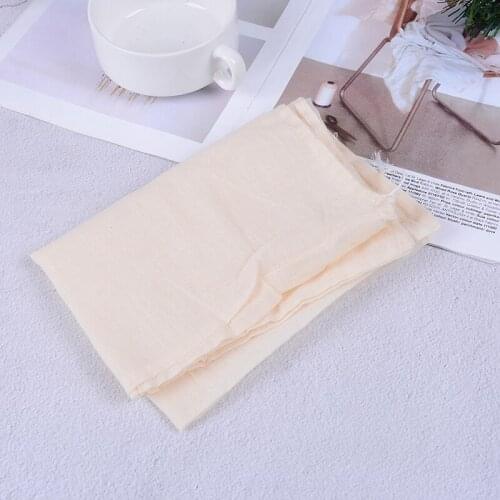 1pc Reusable Cotton Food Filter Bag Nut Milk Bag Squeeze Juice Grid Mesh Filter Sieve Cold Brew Coffee Filter 30*40cm