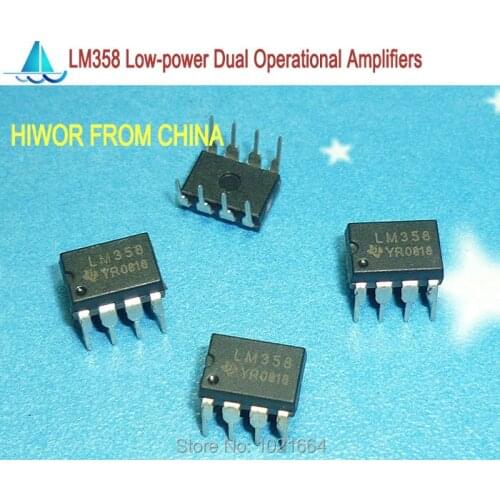200pcs/lot LM358P LM358 DIP-8 Low Power Dual Operational Amplifiers