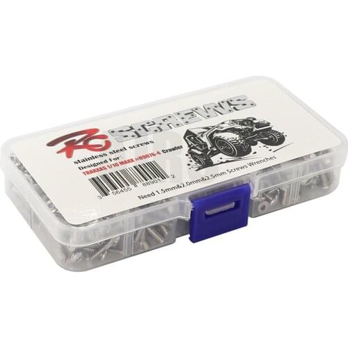 315Pcs/Set Screws Box Set for TRAXXAS 1/10 4S MAXX 89076-4 RC Car MONSTER TRUCK Parts Accessories Screw box