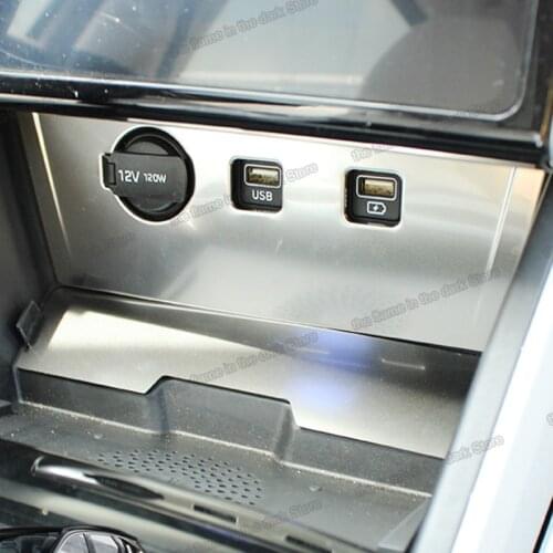 Lsrtw2017 Car Front Center Control Cigarette Lighter Panel Cover Trim for Hyundai Tucson 2021 2021 Nx4 Accessories Auto Styling