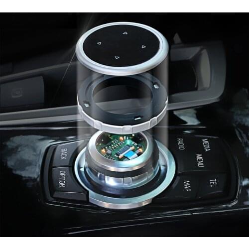 IDrive Car Multimedia Buttons Cover M Emblem Stickers for BMW X1 E92 F10 E90 F20 F30 E60 GT F07 X3 f25 X4 f26 X5 X6 E70 F15 F16