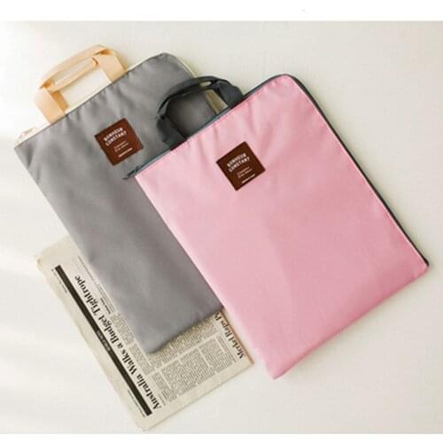 Free shipping 2Pcs Document Bag A4 File Folder Expanding Folder Big Capacity Filing Products Stationery Bag Office Supply