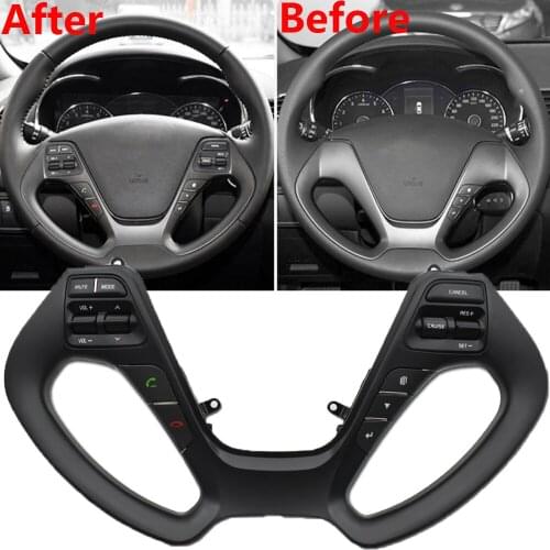 BINGWFPT steering wheel buttons for KIA Kia K3 K3S button Navigation Player Cruise Control steering wheel switch car accessories
