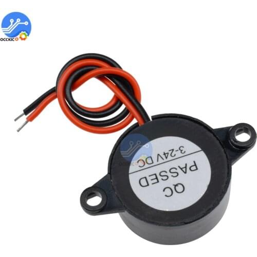 SFM-20B Electronic Buzzer Alarm DC3-24V 95DB Continuous Sound Beeper Active Piezoelectric For Arduino