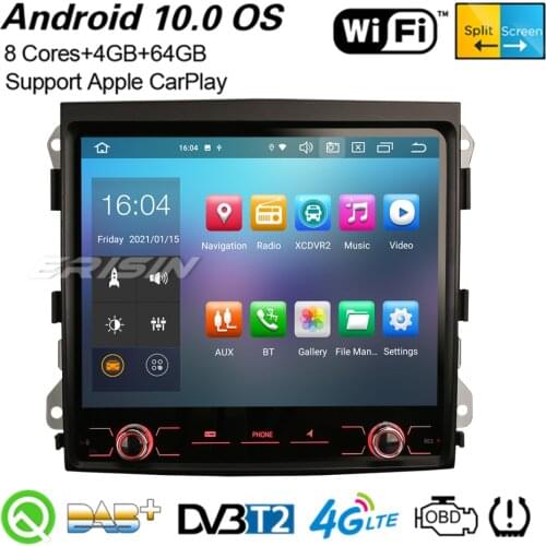 Erisin 8142 8.4" 8-Core Android 10.0 IPS Car Stereo CarPlay GPS DVB-T2 DVR Bluetooth WiFi DSP DAB+ Navi 64GB For PORSCHE CAYENNE