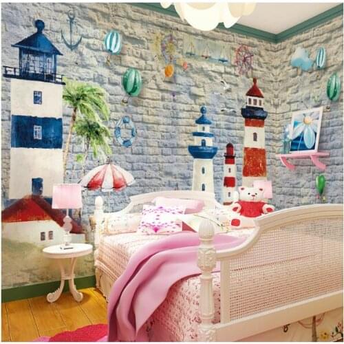 Carton Mural Wallpapers Custom Size for Living Room Bedroom Background Decor Wall Paper Murals Kids Wallpaper