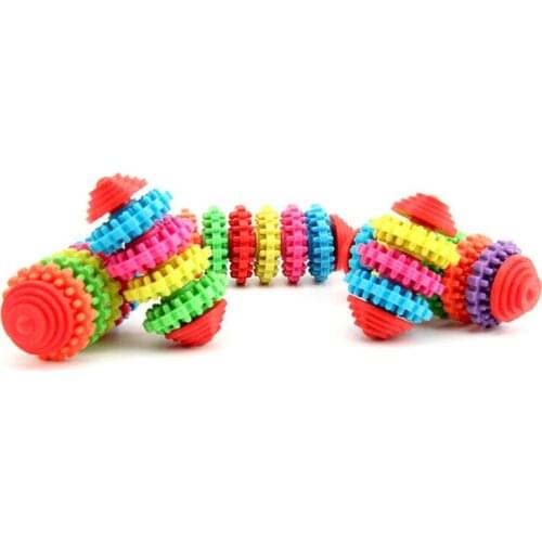 Pet ToyColorful ring,Training Dog Agility Food Grade Material Nat-rubber,five colour,11cm