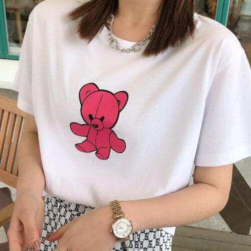 Женские хлопковые футболки Luluoption China At AliExpress