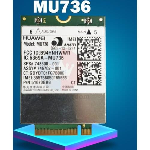 MU736 hs3110 HSPA+ Mobile broadband WWAN Module For hp EliteBook 810 820 ProBook 430 Series,SPS 793516-001 746700-002