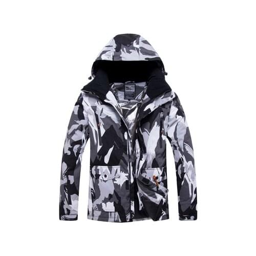 Men Ski Jacket Snowboard Jacket Windproof Waterproof Outdoor Sport Wear Skiing Coat Super Warm Breathable Clothing Outdoor Sport