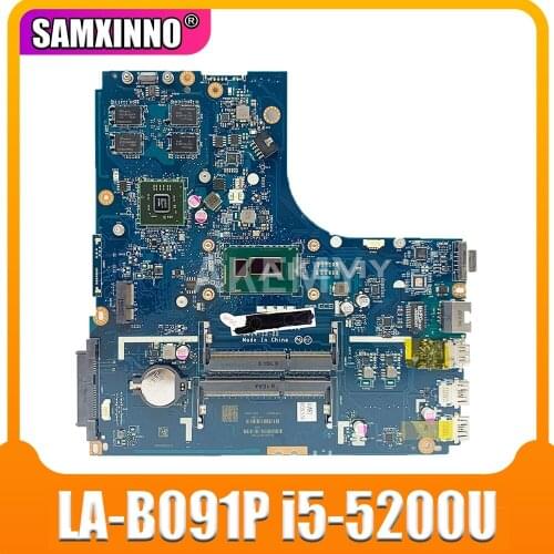 New Mainboard For Lenovo Ideapad B50-70 Laptop Motherboard ZIWB2/ZIWB3/ZIWE1 LA-B091P i5-5200U 2GB GPU