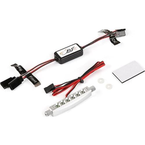 New Metal LED Taillight Light Lamp & Car Light Controller for 1/5 HPI ROVAN ROFUN KM BAJA 5B Buggy Rc Parts