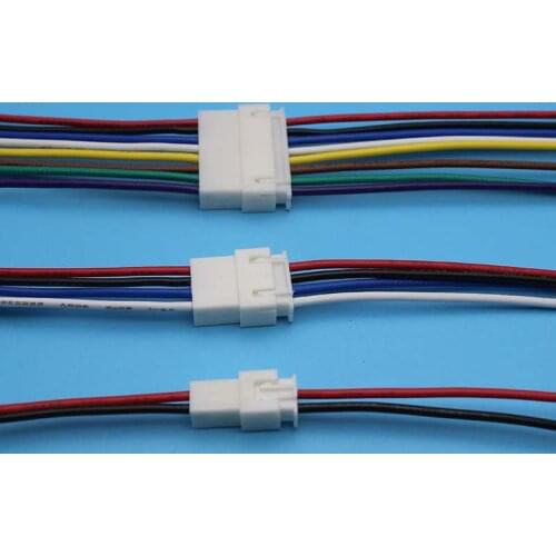 2pcs Air butt connector 2-10p male and female strap wires 10cm 0.3 square XH2.54