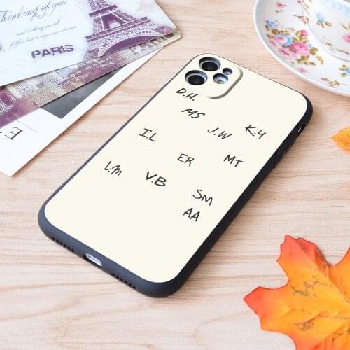 Teen Wolf Senior Scribe Print Soft Silicone Matt Case For Apple iPhone Case