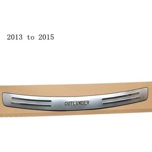 High quality stainless steel Rear bumper Protector Sill For 2006 to 2012 2013 to 2016 Mitsubishi Outlander Car styling
