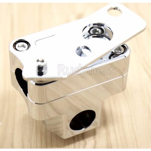 1X Chrome Handlebar Stand Post Clamp Riser for Ruckus 50 Zoomer Scooter NPS50 Models