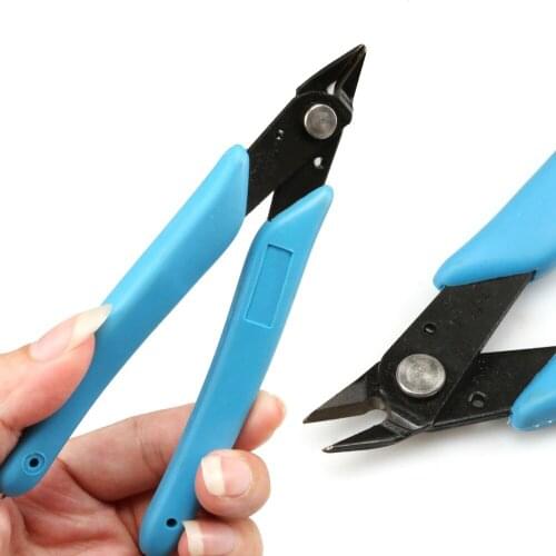1pcs Micro Shear Flush Cutter Nail Art Rhinestone Gems Bead Remove Tools -Blue