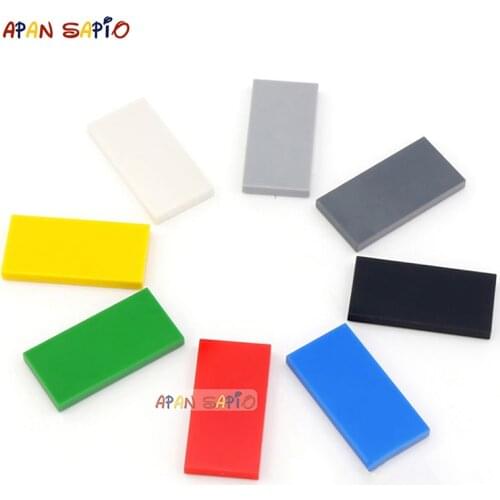 400pcs Smooth 2x4 DIY Building Blocks Figures Bricks Educational Creative Plastic Toys for Children Size Compatible With 87079