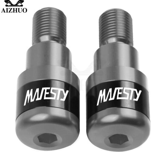 CNC Motorcycle Accessories Handlebar Handle Grips End Hand Bar End Cap For YAMAHA Majesty 400 2004-2011 2010 2009 2008 2007 2006