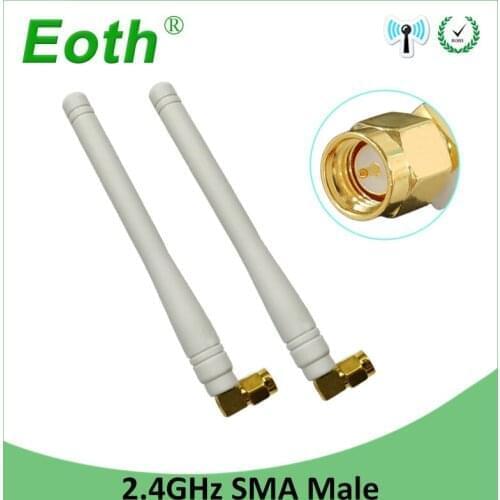 Wifi antenna antena 2.4g cellular booster car para modem sma hf telephone longo alcance signal router lte gsm wi-fi carro