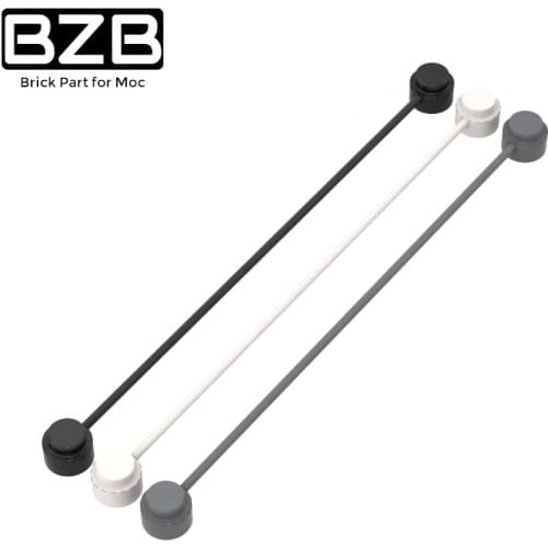 BZB MOC 14226c11 1x11 Two Ends With Bump Cord Creative High Tech Building Block Model Kids Toys DIY Brick Parts Best Gifts