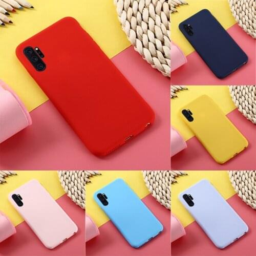 For Samsung Note 10 Pro Case Candy Color Soft TPU Phone Case for Samsung Galaxy Note 10 Pro Plus Cover Fashion Bumper