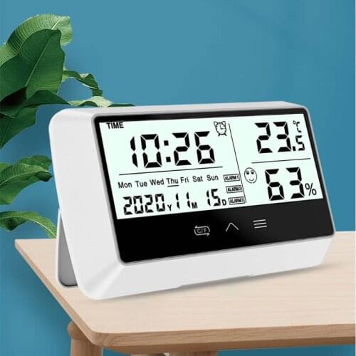 Digital Temperature Humidity Thermometer Wireless Hygrometer Indoor Outdoor Monitor for Home Garage Greenhouse