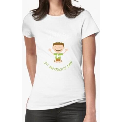 Happy St Patrick T-Shirt Print Top