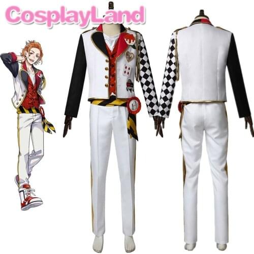 Game Twisted-Wonderland Cater Diamond Cosplay Costume Halloween Carnival Uniform Outfits Custom Made for Man Suit