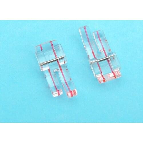 1/4" (Quarter Inch) Sewing Machine Accessories Patchwork Clear Presser Foot Presser Foot Quilting Low Shank Snap-On For Brother