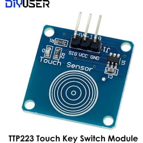 TTP223 Touch Key Switch Module Touching Button Self-Locking/No-Locking Capacitive Switches Single Channel Reconstruction