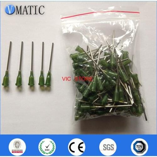 Free Shipping 1.5'' Tubing Length 14G Luer Lock S.S.Glue Plastic Dispensing Needle Tip 1-1/2 Inch