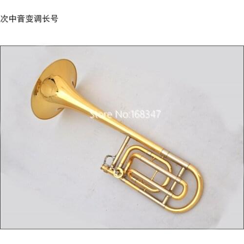 Popular Brand Bach Bb/f Flat TenorTrombone Lacquer metal Professional musical instruments High Quality with Case Free Shipping