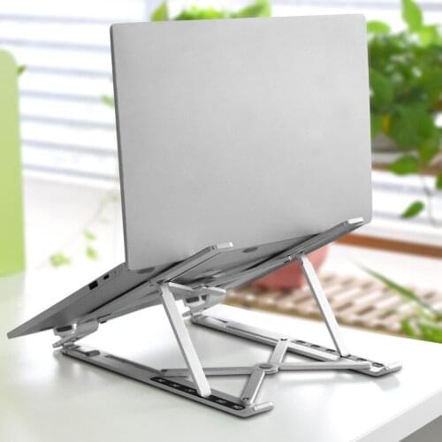 17 Inch for MacBook Air Pro Laptop Stand Height Adjustable Aluminum Laptop Riser Holder Portable Ergonomic for Notebook