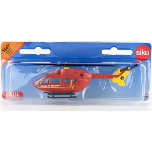 SIKU 1647/Diecast Metal Model/Ambulance Helicopter Airplane/Educational German Toy for childrens gift or Collection