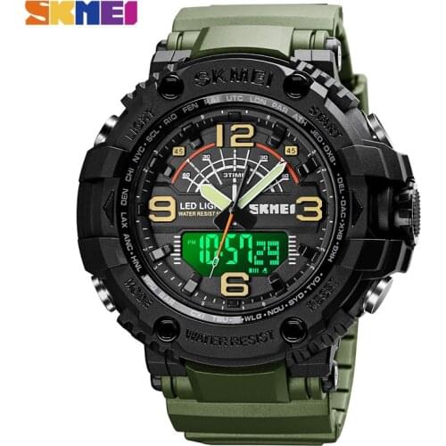 SKMEI 1617 Military Camouflage Sport Watches Stopwatch Alarm 3 Time 5Bar Waterproof Male Clock Mens watch relojes hombre 2020