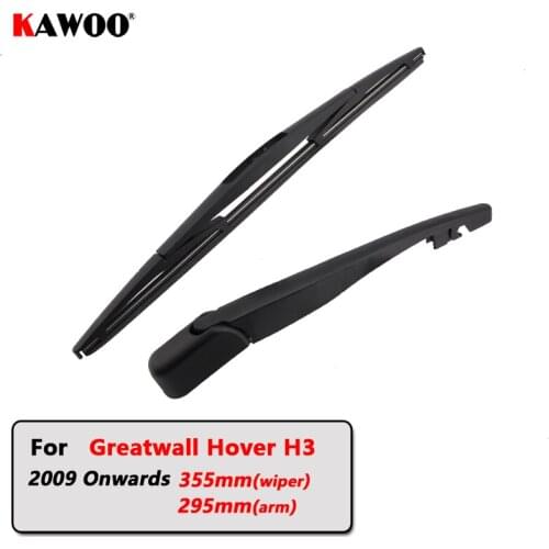 KAWOO Car Rear Wiper Blade Back Window Wipers Arm For Great Wall Hover H3 Hatchback (2009 Onwards) 355mm Auto Windscreen Styling