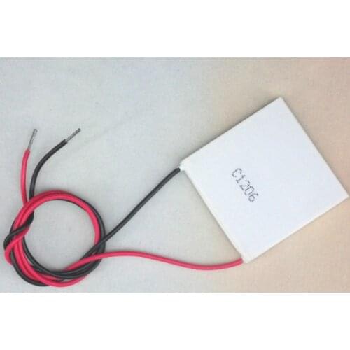 2PC/lot C1206 40*40MM thermoelectric cooler/large temperature difference MCU Thermoelectric Power generating Module 12V C-1206