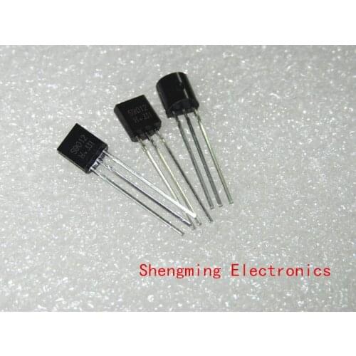 100pcs S9012 0.5A 40V PNP TO-92 transistor