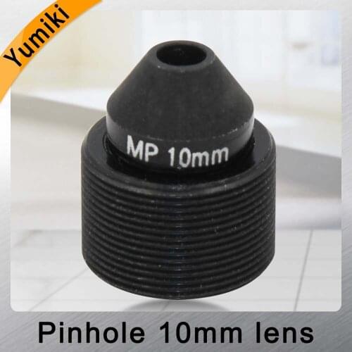 Yumiki HD 2.0Megapixel 10mm pinhole Lens, CCTV Camera Lens,M12 mount,Image Format 1/2" , F1.6, Fixed Iris