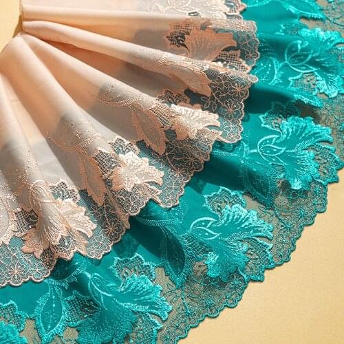 Pink Silk Lace For Women Lingerie Underwear Lace Embroidery Fabric Diy Sewing Garment Accessories 19cm