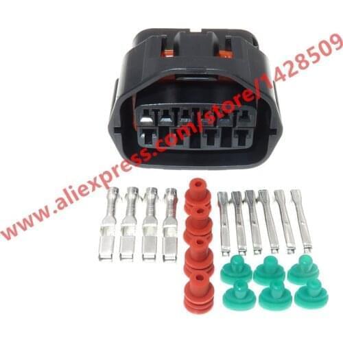 10 Sets 10 Pin Waterproof Auto Gearbox Gear Switch Plug Female Auto Wiring Harness Connector MG641299